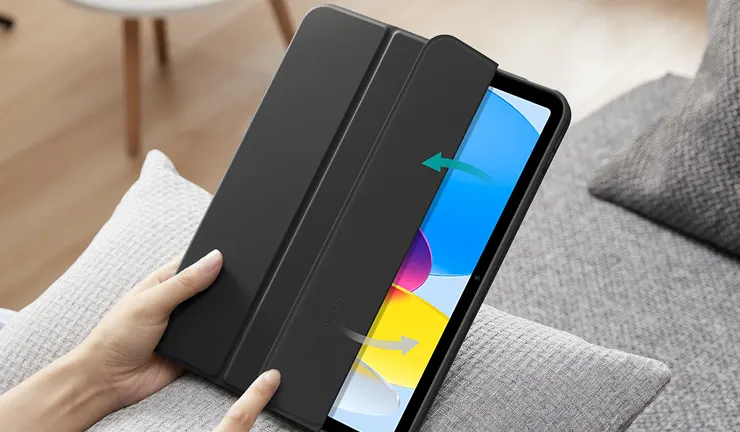 Новый чехол-книжка ESR Rebound Pencil Case Navy Blue для iPad 10 10.9" (2022)