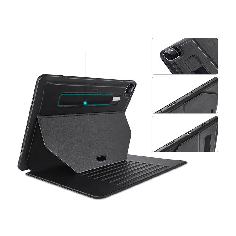 Чехол-книжка ESR Sentry Stand с держателем Apple Pencil для iPad Pro 12.9" (2021)