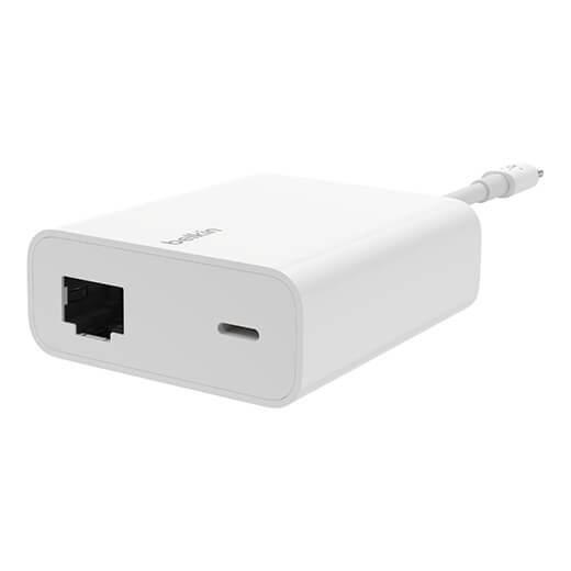 Адаптер Belkin Ethernet + Power Adapter With Lightning Connector MFI для iPad