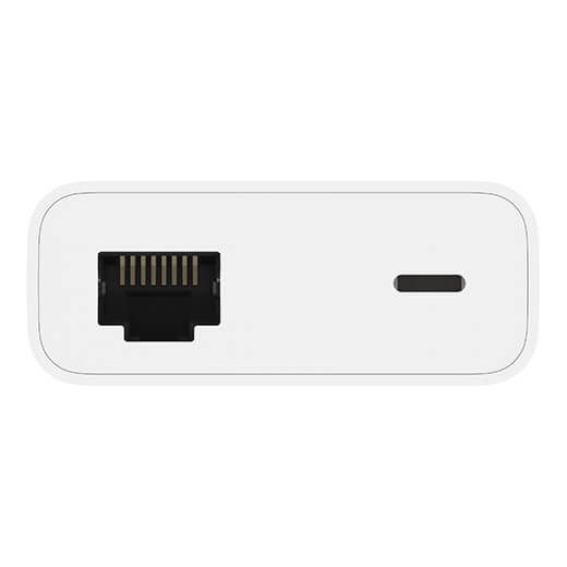Адаптер Belkin Ethernet + Power Adapter With Lightning Connector MFI для iPad