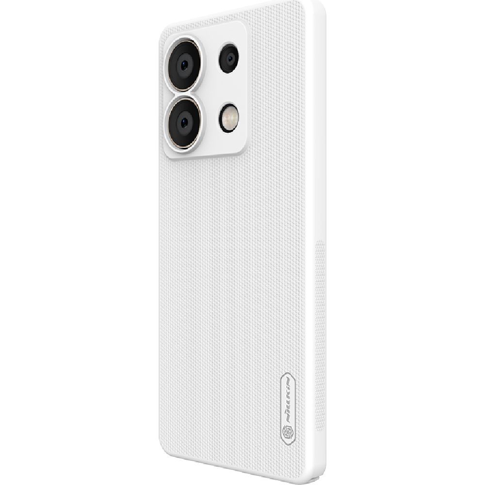 Надійний захист екрану з чохлом Nillkin Frosted Shield для Xiaomi Redmi Note 13 5G, білий