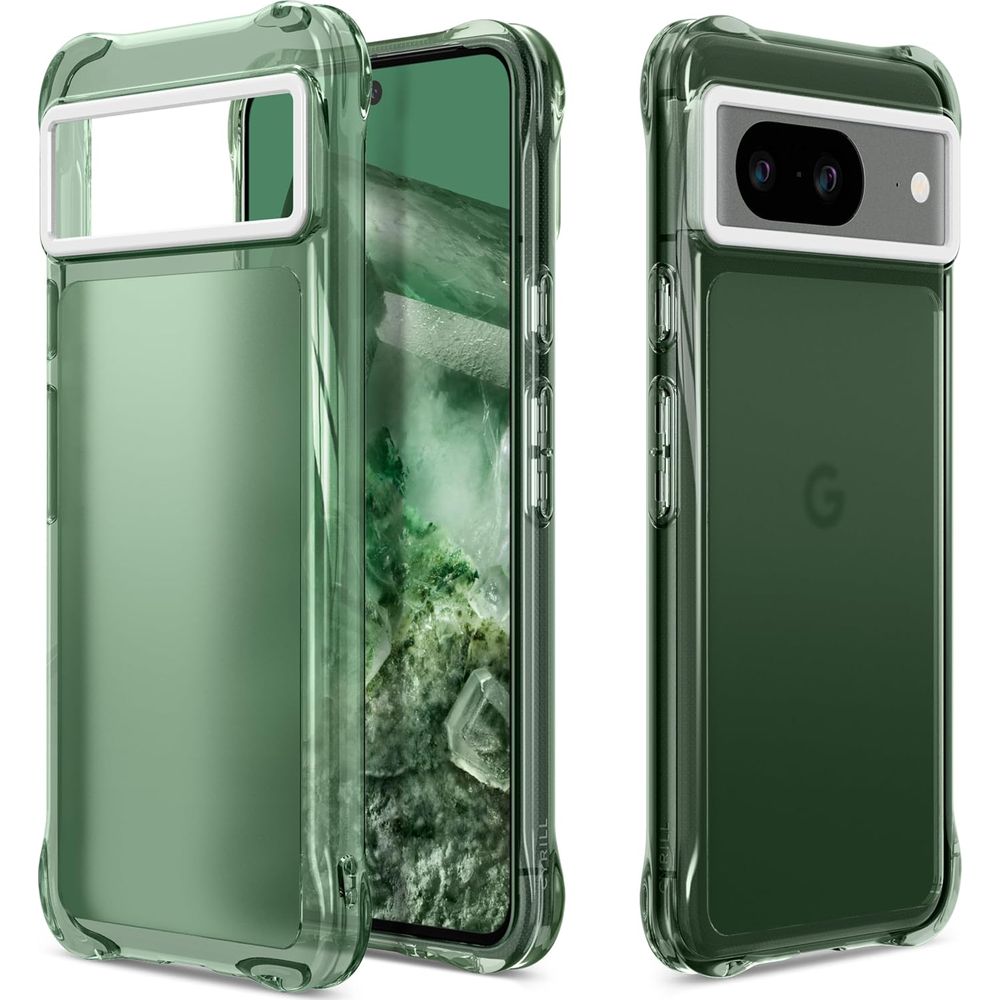 Чохол Spigen Cyrill Ultra Sheer для Pixel 8, зелено-білий
