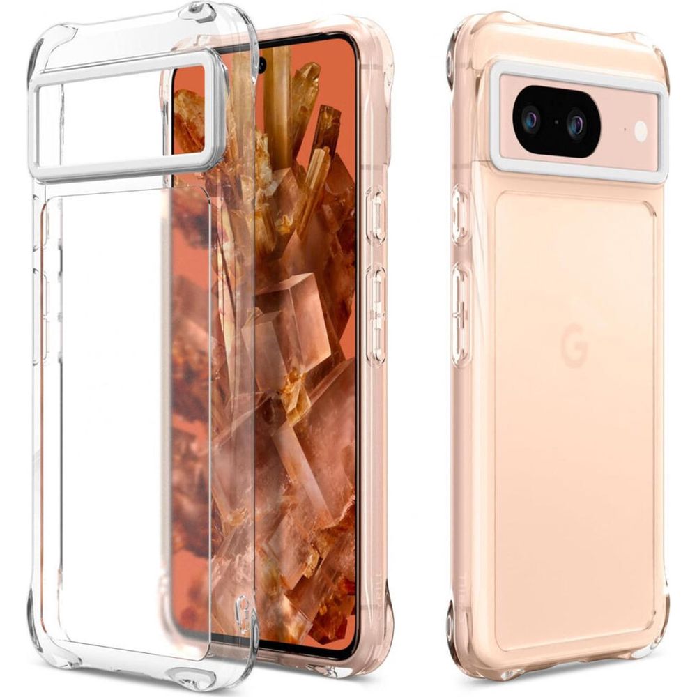Чохол Spigen Cyrill Ultra Sheer для Pixel 8, напівпрозорий-білий