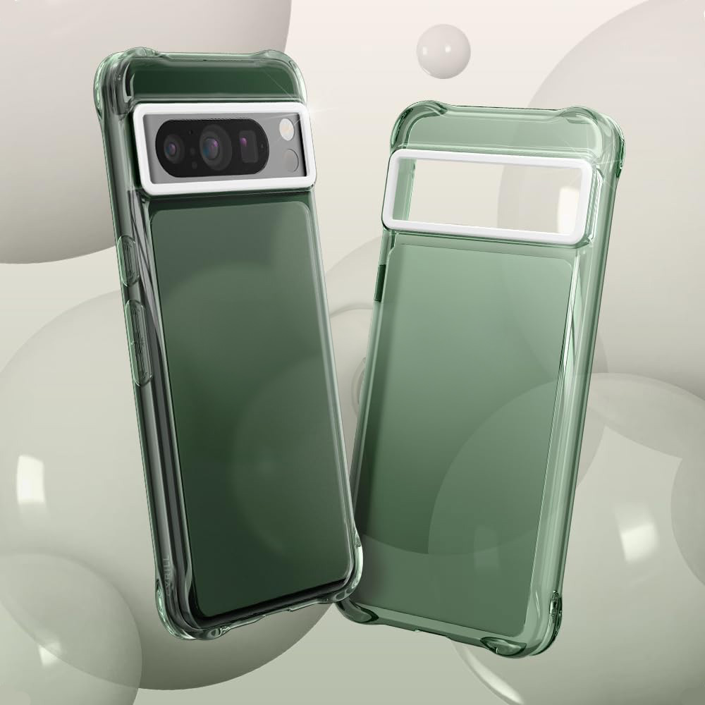 Чохол Spigen Cyrill Ultra Sheer для Pixel 8 Pro, зелено-білий