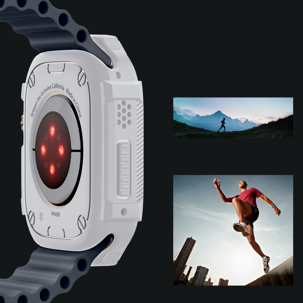 Панцирний стиль чохла Spigen Rugged Armor для Apple Watch Ultra