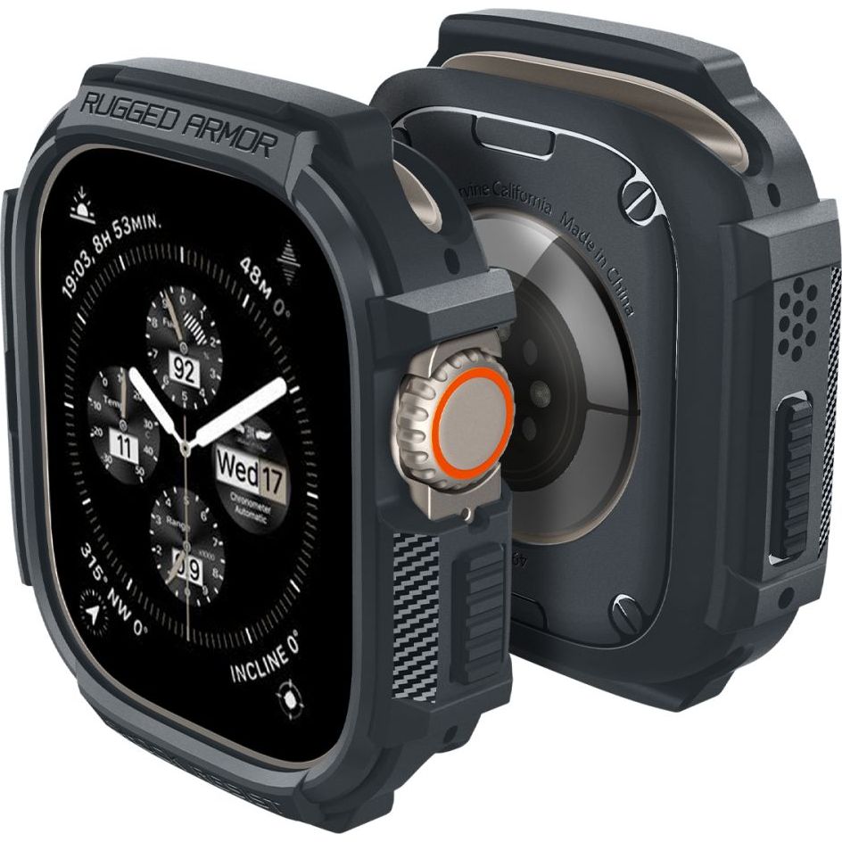 Захисний чохол Spigen Rugged Armor для Apple Watch Ultra 2/1 49 mm, сірий