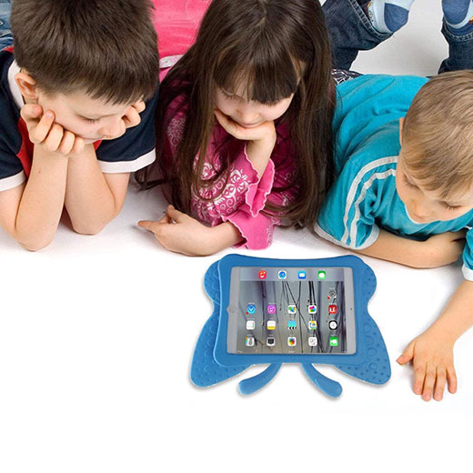  Дитячий чохол Feitenn 3D Cartoon Butterfly Blue для Apple iPad 7 10,2 /Air 3 10,5 /Pro 10,5 & quot; 