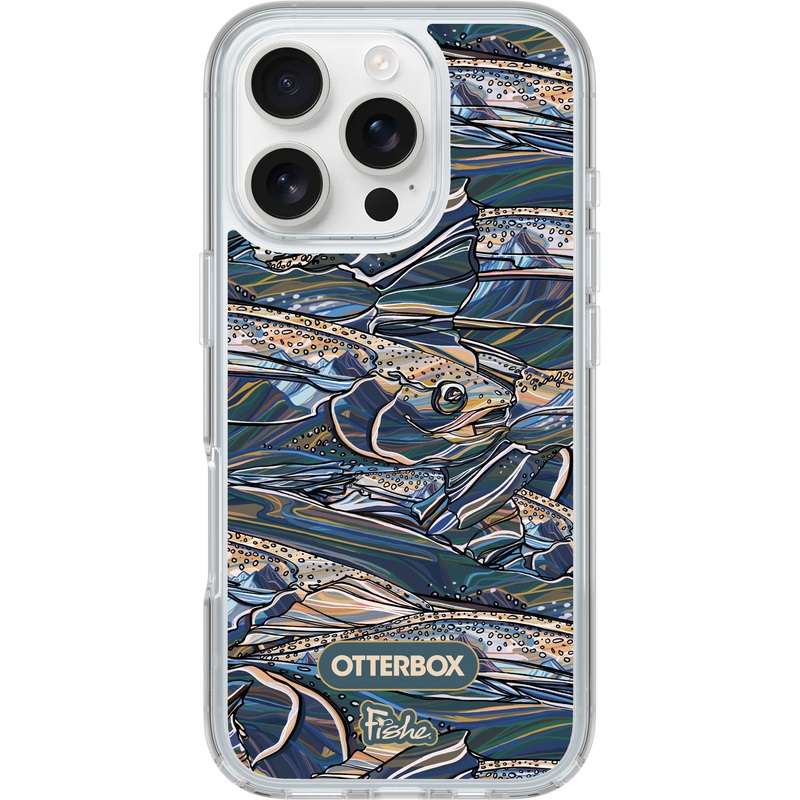 Чехол Otterbox Symmetry Series Clear x Fishe MagSafe Rainbow Ridge (Clear) для iPhone 16 Pro