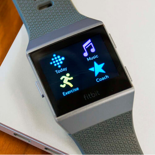Смарт-часы Fitbit IONIC Fitness Tracker S | L Charcoal 
