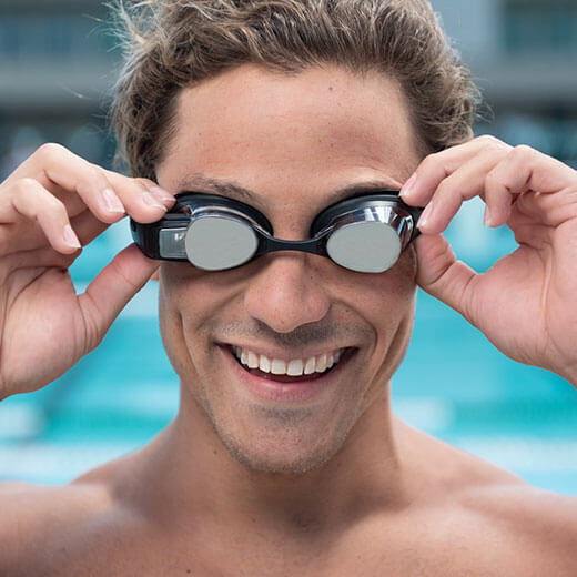 Умные очки для плавания FORM Smart Swim Goggles с интеллектуальным дисплеем Polar