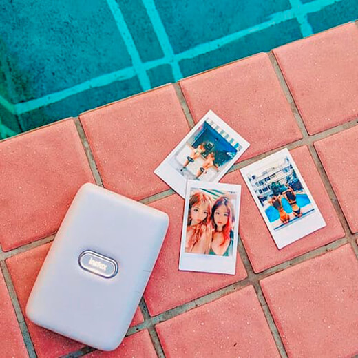 Беспроводной фотопринтер Fujifilm Instax Mini Link Pink совместимость с iOS и Android