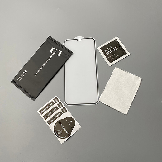 Защитное 3D стекло с рамкой для поклейки oneLounge SilicolEdge для iPhone 11 Pro | X | XS