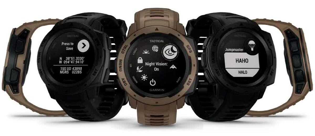 Новинка смарт-годинник Garmin Instinct Tactical Black