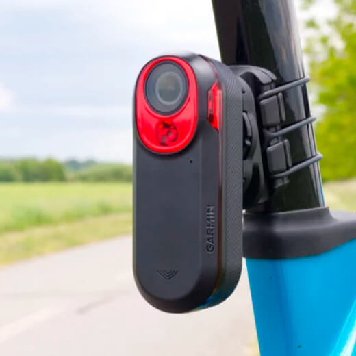 Велосипедный радар заднего обзора с камерой с углом обзора в 140 градусов Garmin Varia RCT715