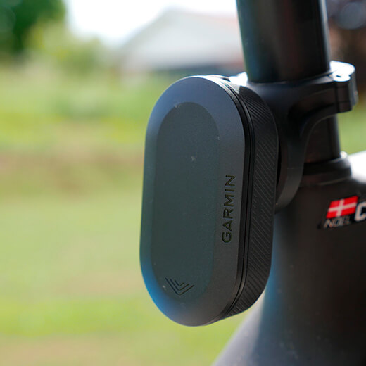 Велосипедный радар с углом заднего обзора в 220 градусов Garmin Varia RVR315