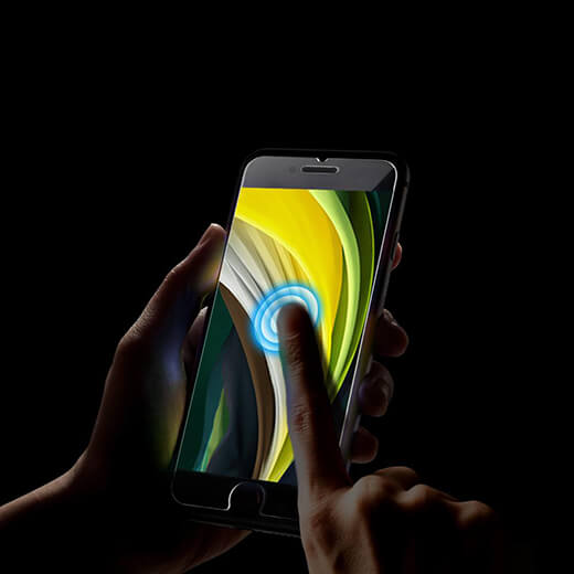 Захисне скло Spigen GLAS.tR SLIM EZ FIT для iPhone 7/8 / SE (2020) (2 скла + рамка для поклейки)