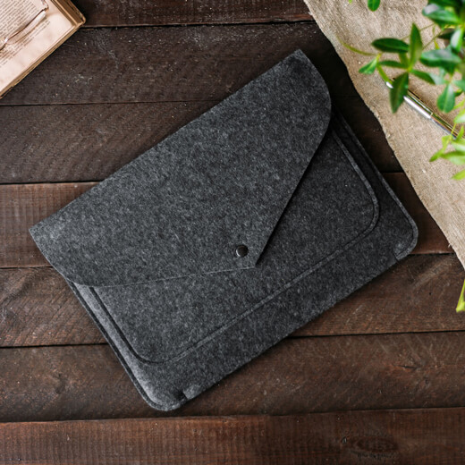 Чохол-конверт з повсті Gmakin Grey для MacBook Air 13 "(2018-2020) | Pro 13" (2016-2020)