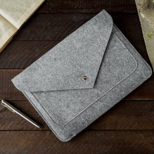 Чохол-конверт з повсті Gmakin Grey для MacBook Air 13 "(2018-2020) | Pro 13" (2016-2020)