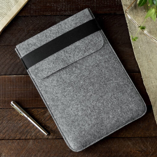 Чехол-карман из войлока с резинкой Gmakin Grey для MacBook Air 13" (2018-2020) | Pro 13" (2016-2020)