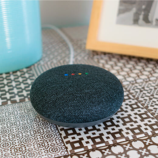 Умная колонка Google Home Mini 2Gen Charcoal первые шаги в установке