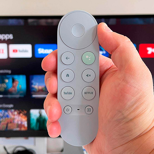 Якісний медіаплеєр Google Сhromecast with Google TV Snow