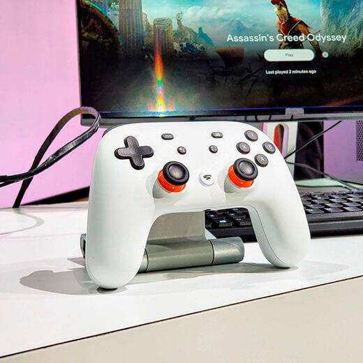 Бездротовий геймпад Google Stadia controller White додаток