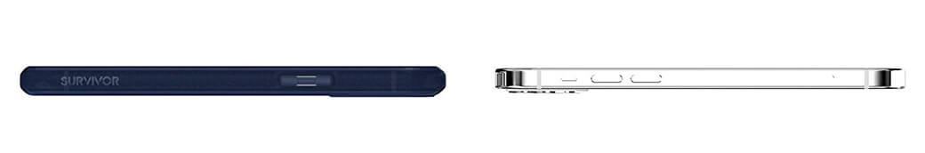 Защитный чехол Griffin Survivor Clear Blue для iPhone 12 Pro Max