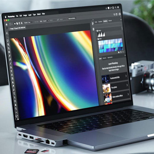 Хаб Satechi Aluminum USB-C Pro Hub Max Adapter Space Gray для MacBook Pro відмінної якості