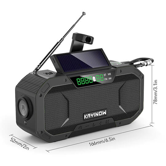 Аварийное радио светильник iLoungeMax Hand Radio на солнечной батарее 5000mAh 5W