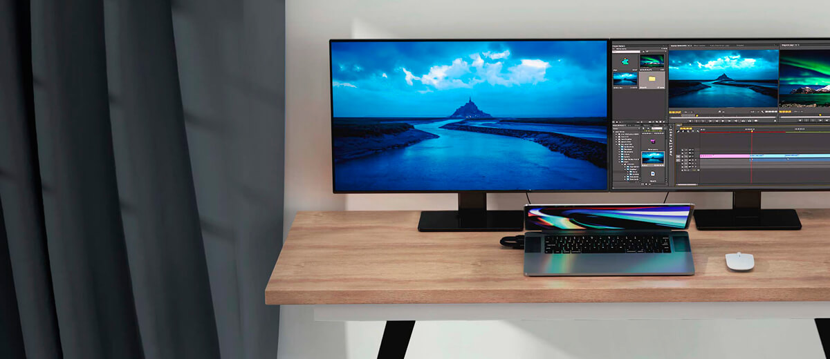 Хаб HyperDrive 4K Multi-Display Docking Station для MacBook 13 — 16 цена
