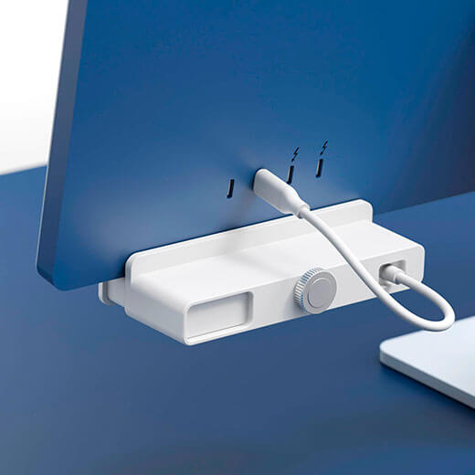 Ціна на хаб (адаптер) HyperDrive 5-в-1 USB-C White для iMac 24 M1 (2021)