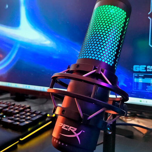 Мікрофон HyperX QuadCast S для ПК перші кроки