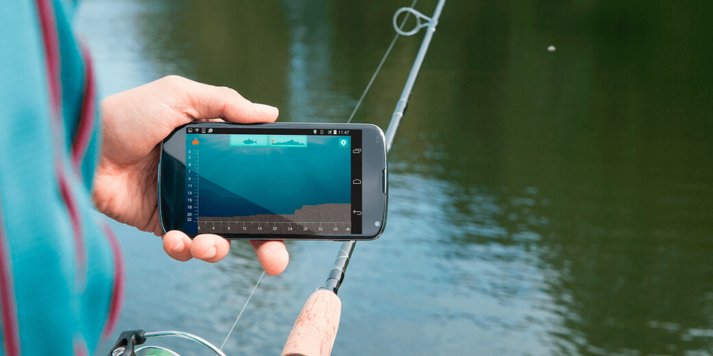 Умный эхолот для рыбалки iBobber ReelSonar Wireless Bluetooth Smart Fish Finder