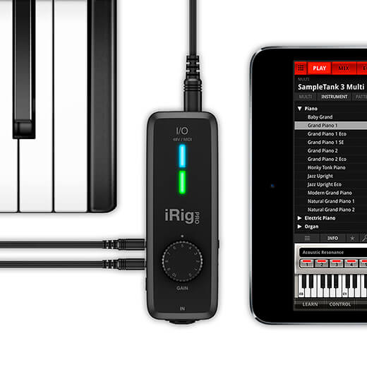 Внешний цифровой аудиоинтерфейс IK Multimedia iRig Pro I/O