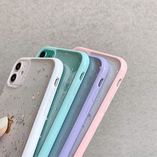 Блискучий чохол із зірками iLoungeMax Glitter Star White для iPhone 13 Pro ціна