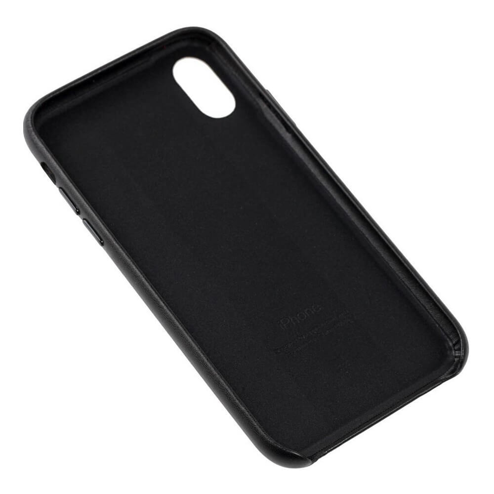 Идеальная защита вместе с черным кожаным чехлом iLoungeMax Leather Case Black для iPhone XR OEM
