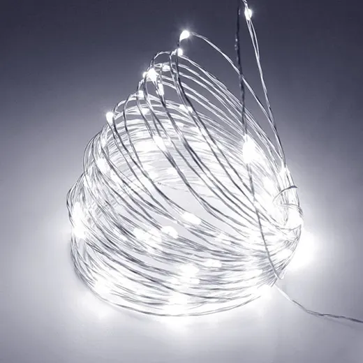 Купить &mdash; светодиодная гирлянда iLoungeMax Led String Lights White 40LED (4m)