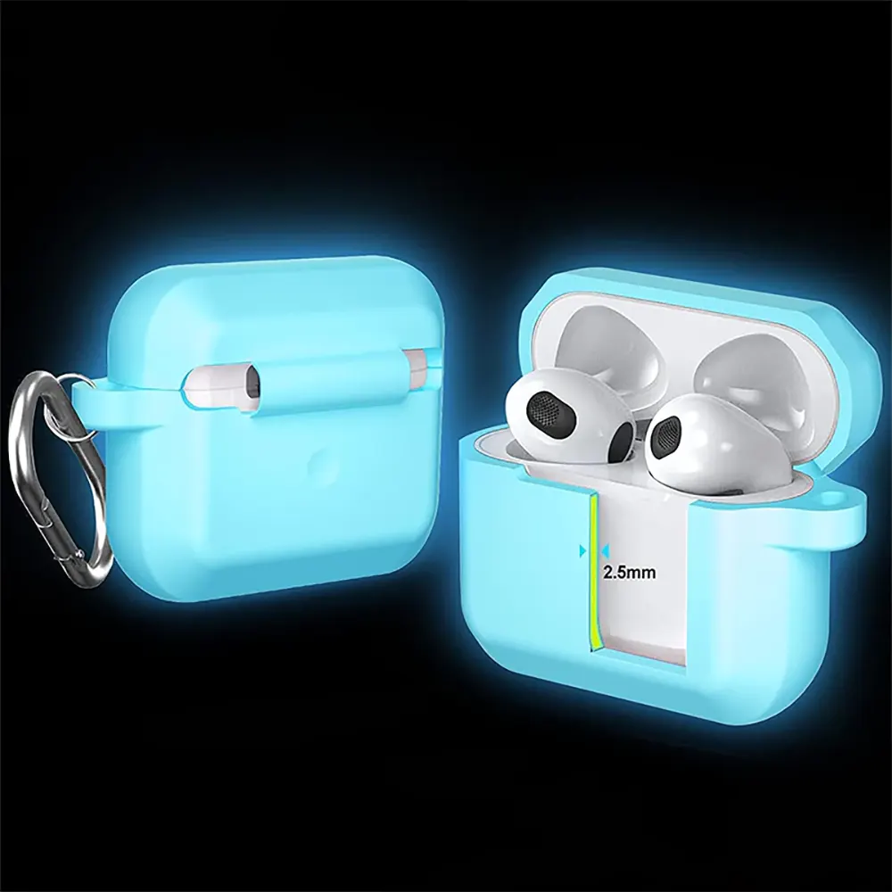 Силіконовий чохол iLoungeMax Luminous для AirPods 3, що світиться купити