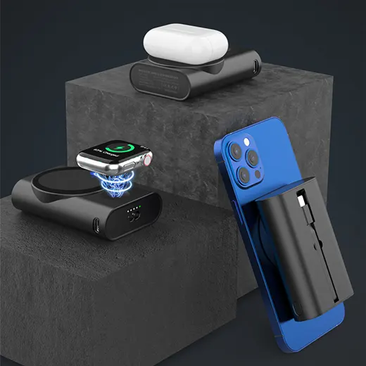 Новый повербанк с беспроводной зарядкой iLoungeMax MagSafe PowerBank 5200mAh для iPhone | Apple Watch