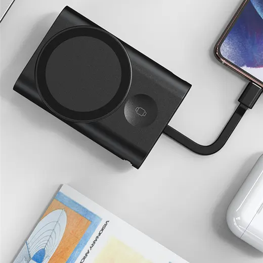 Купить повербанк с беспроводной зарядкой iLoungeMax MagSafe PowerBank 5200mAh для iPhone | Apple Watch
