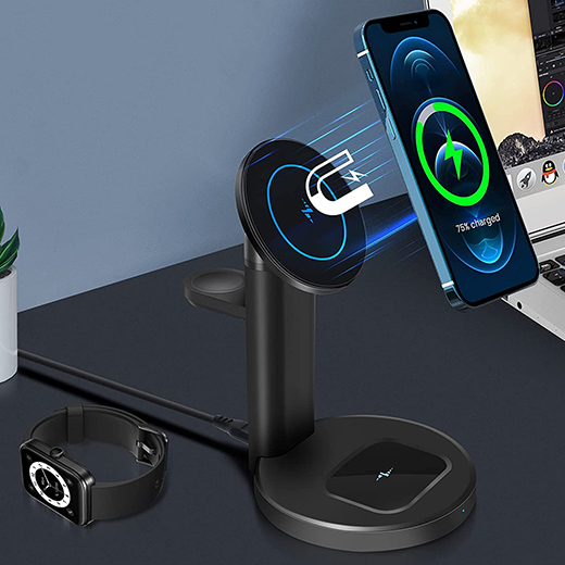 Док-станция MagSafe iLoungeMax Wireless Charger 3 in 1 для iPhone | AirPods | Apple Watch купить