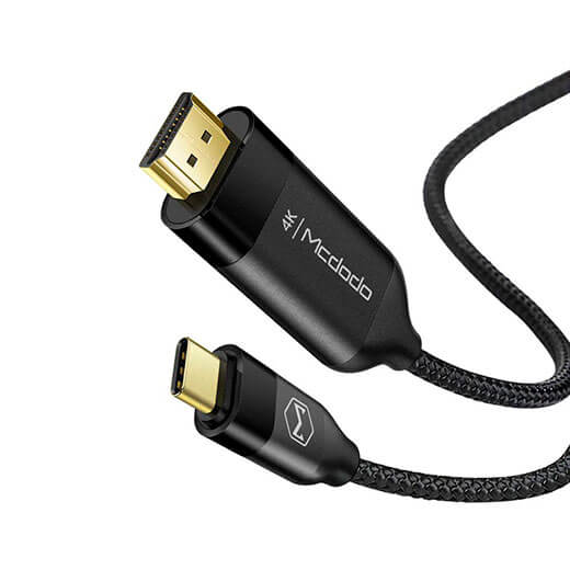 Купить нейлоновый кабель Mcdodo Plug & Play Type-C to HDMI Cable Real 4K High Resolution (2m)