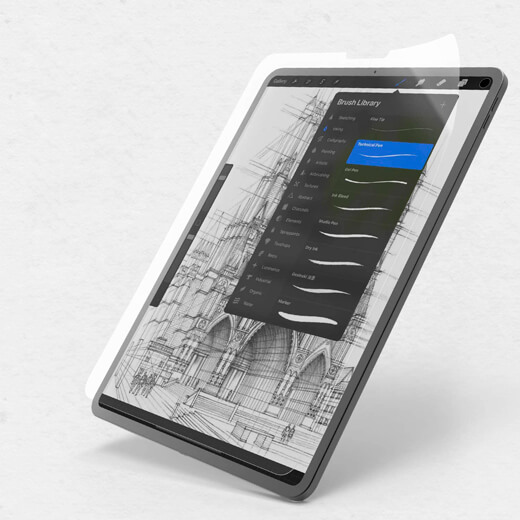 Цена на матовую защитную пленку iLoungeMax Paper-Like Screen Protector для iPad 9.7" (2018 | 2017)