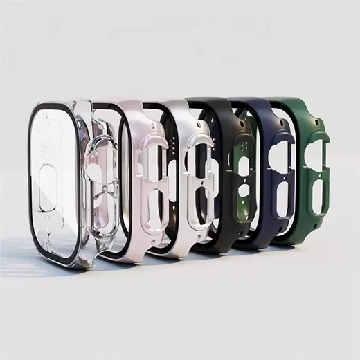 Ціна на захисний чохол зі склом iLoungeMax Black Premium Case PC+Glass для Apple Watch Ultra 49mm