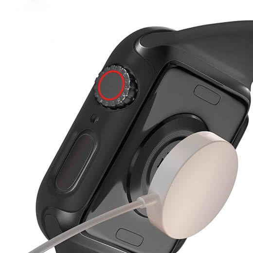 Захисний чохол зі склом iLoungeMax Black Matte Premium Case PC+Glass для Apple Watch 40mm