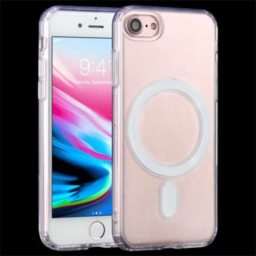 Прозрачный силиконовый чехол iLoungeMax Silicone Case MagSafe для iPhone SE 3 | SE 2 | 8 | 7