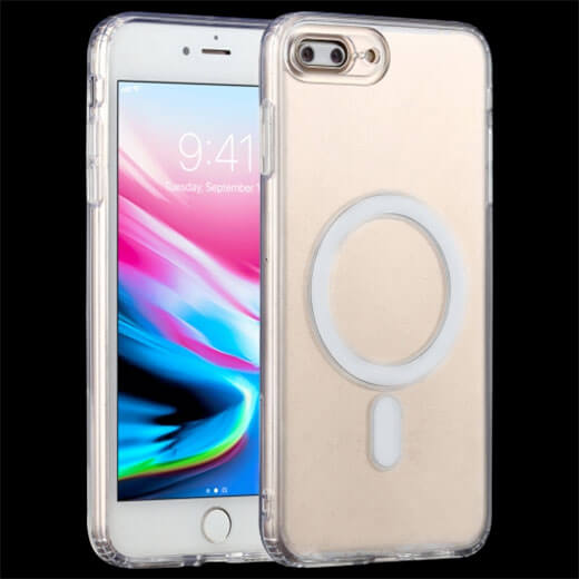 Прозрачный силиконовый чехол iLoungeMax Silicone Case MagSafe для iPhone 7 | 8 Plus