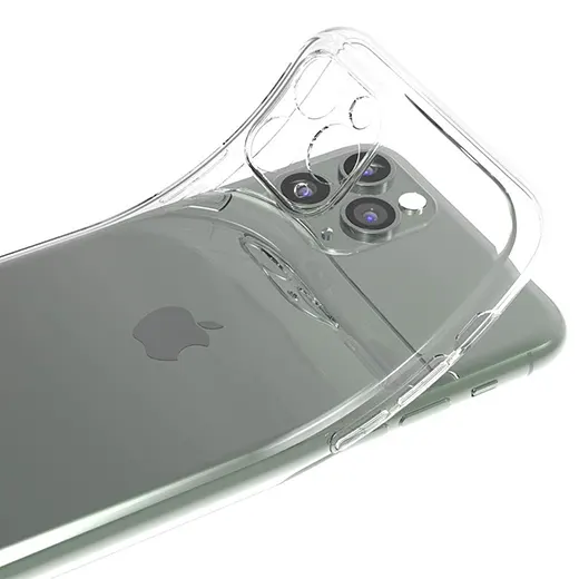Купить тонкий прозрачный TPU чехол iLoungeMax Silicone Case для iPhone 11 Pro Max