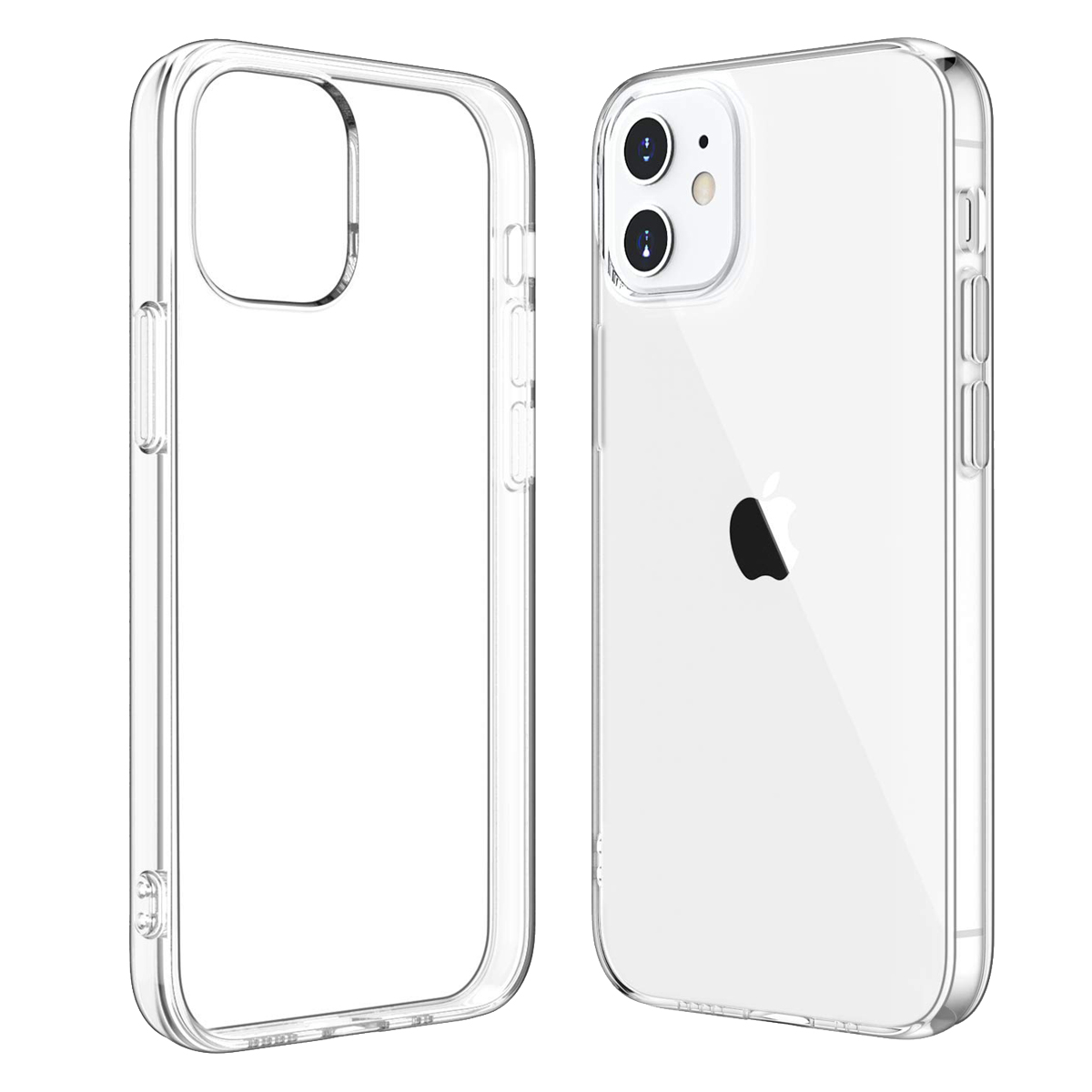 Купить тонкий прозрачный TPU чехол iLoungeMax Silicone Case для iPhone 12 mini