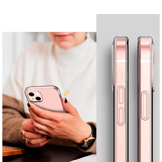 купити тонкий прозорий TPU чохол iLoungeMax Silicone для iPhone 13